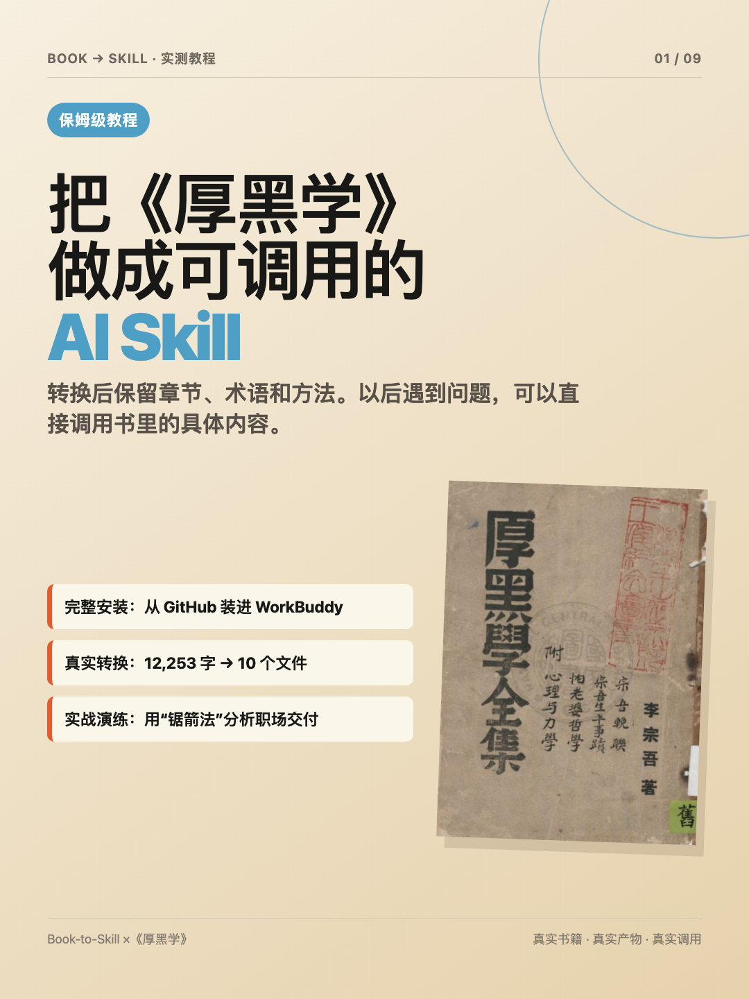 《厚黑学》制作个人 Skill最终版封面